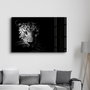 Wallity Pintura Decorativa de Vidrio Templado Multicolor 46 x 72 cm